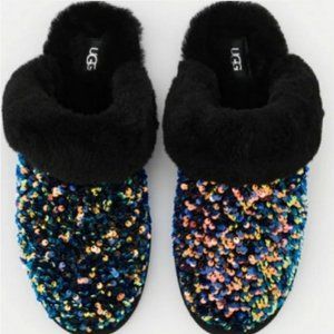 black sparkly ugg slippers